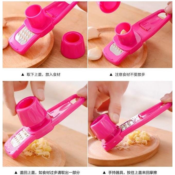 🇹🇼拉拉Lala＇s  廚房小工具 優質多功能捻蒜盒 壓蒜器 蒜泥搗蒜器 薑蒜捻蒜器-細節圖5