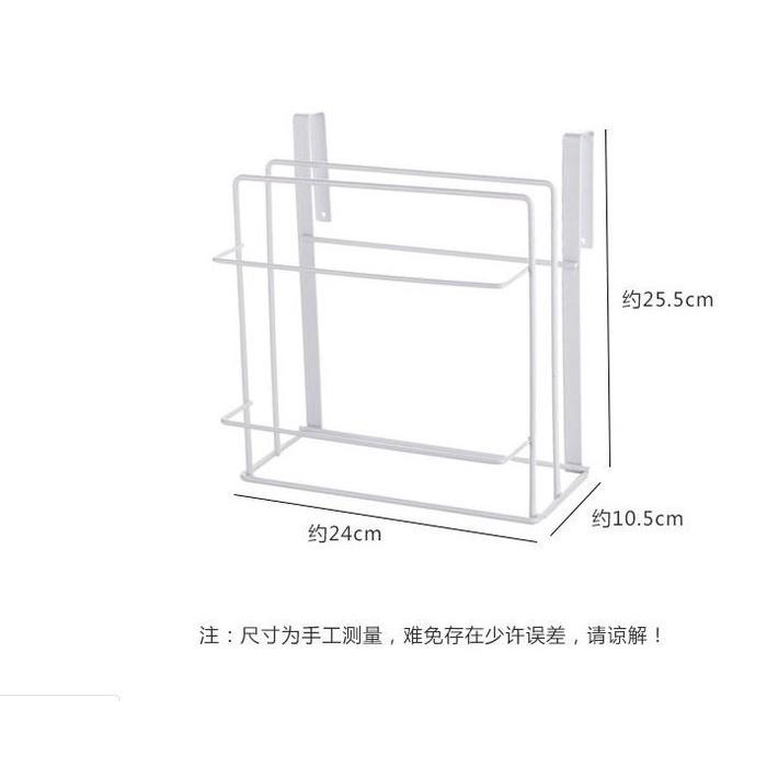 🇹🇼拉拉Lala＇s 廚房櫥櫃壁掛砧板架免打孔鐵藝案板掛架家用菜板架子置物架收納架-細節圖2