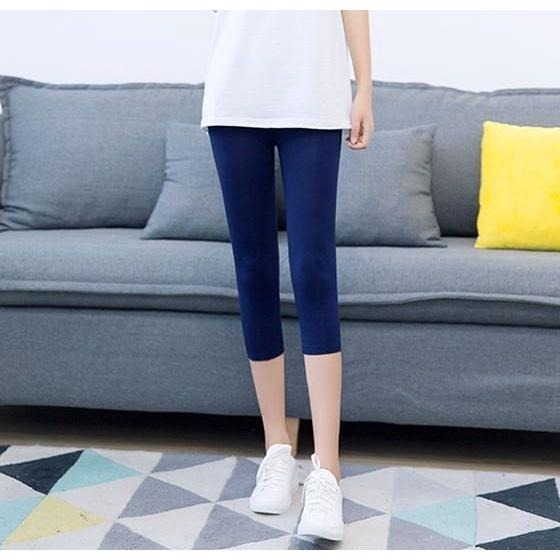 🇹🇼拉拉Lala＇s 春秋季韓版外穿緊身莫代爾棉打底褲外穿七分褲(小碼)10-4-細節圖2