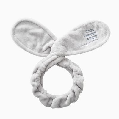 拉拉Lala＇s 女士洗臉化妝彈力束發帶兔耳朵發箍高俊熙同款時尚發帶-細節圖4