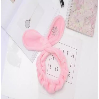 拉拉Lala＇s 女士洗臉化妝彈力束發帶兔耳朵發箍高俊熙同款時尚發帶-規格圖7