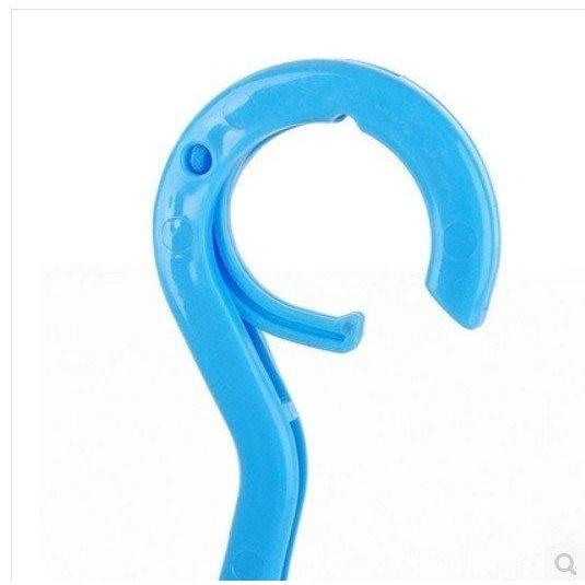 🇹🇼拉拉Lala＇s 8夾子防風卡扣多功能衣架 塑料衣服晾曬架 襪子內衣晾衣架-細節圖6