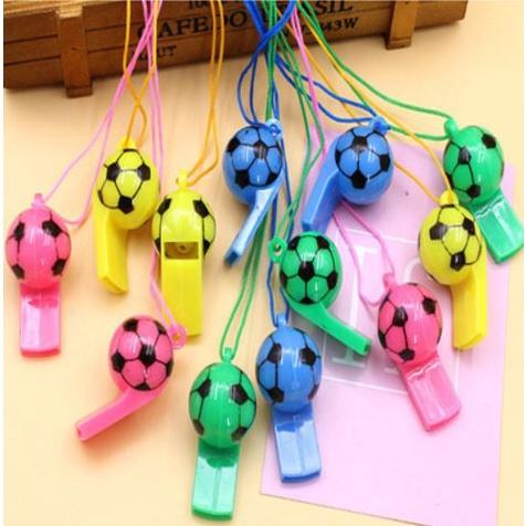 拉拉Lala＇s 鑰匙圈 足球彩色塑膠口哨 裁判哨子 球迷口哨 救援口哨 鑰匙圈哨子-細節圖3