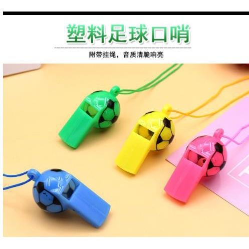 拉拉Lala＇s 鑰匙圈 足球彩色塑膠口哨 裁判哨子 球迷口哨 救援口哨 鑰匙圈哨子-細節圖4