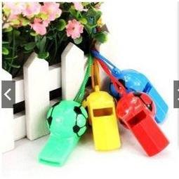 拉拉Lala＇s 鑰匙圈 足球彩色塑膠口哨 裁判哨子 球迷口哨 救援口哨 鑰匙圈哨子-細節圖5