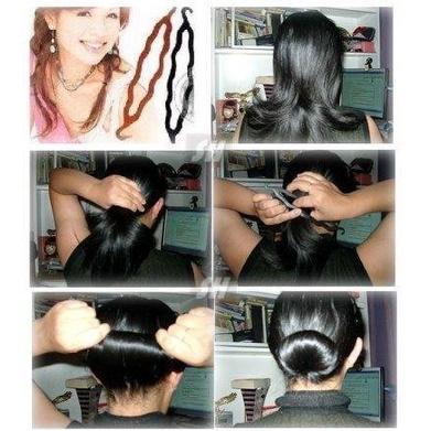 🇹🇼拉拉Lala＇s 盤髮器30秒變出丸子頭包頭 多功能花樣盤髮器 盤髮帶9元-細節圖3