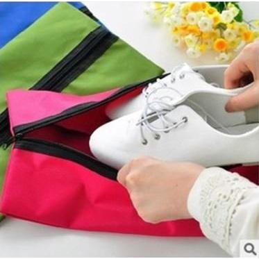 🇹🇼拉拉Lala＇s 韓式旅行防水鞋袋牛津布鞋子收納袋防塵袋便攜男女運動鞋袋-細節圖2