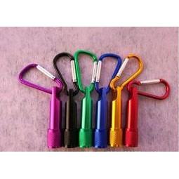 🇹🇼拉拉Lala＇s  小電筒旅行用品強光手電筒迷你登山扣LED鑰匙扣-細節圖2