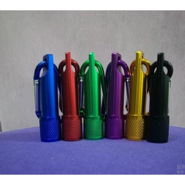 🇹🇼拉拉Lala＇s  小電筒旅行用品強光手電筒迷你登山扣LED鑰匙扣-細節圖3