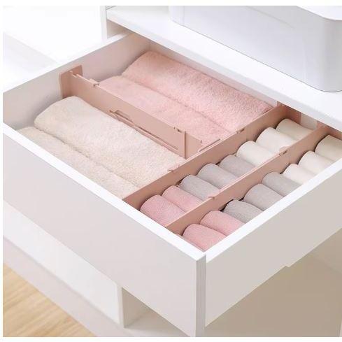 🇹🇼拉拉Lala＇s  自由伸縮餐具抽屜整理隔板多用途收納格-細節圖3