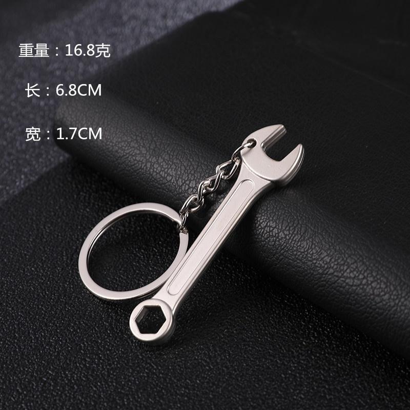 🇹🇼拉拉Lala＇s 仿真活動扳手鑰匙扣實用小禮品 創意男士汽車鑰匙圈鏈Diy小飾品(兩用板手)-細節圖2