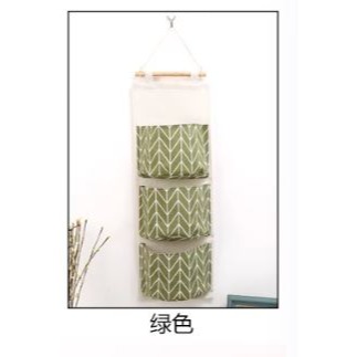 🇹🇼拉拉Lala＇s 收納掛袋多層布藝懸掛式收納袋掛兜棉麻布藝防水儲物門後收納袋-細節圖7