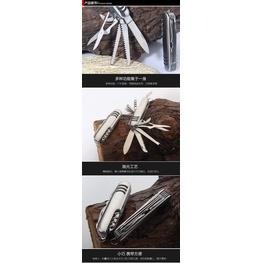 🇹🇼拉拉Lala＇s 11開多功能瑞士軍刀不銹鋼禮品折疊小刀戶外工具刀具/37-9-細節圖3