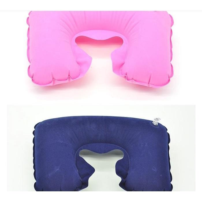 🇹🇼拉拉Lala＇s 航空枕 旅行枕頭 植絨枕頭 U型枕 充氣枕 19元-細節圖4