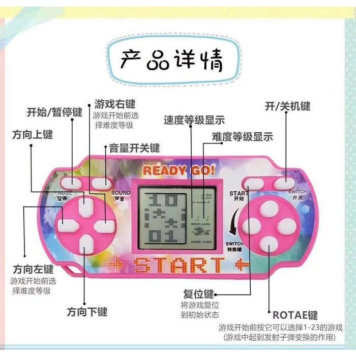 🇹🇼拉拉Lala＇s 電子 俄羅斯方塊遊戲機 掌上游戲機 動漫遊戲機 益智-細節圖5