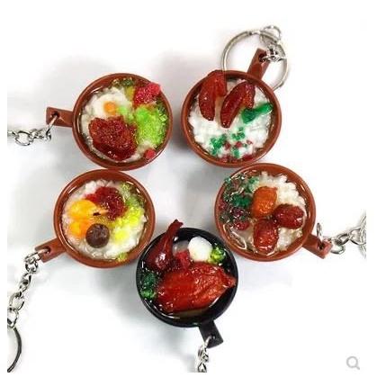 🇹🇼拉拉Lala＇s 仿真食物砂鍋挂件批發 地攤仿真煲仔飯掛飾-細節圖2