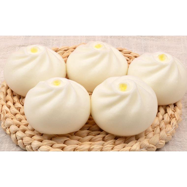 🇹🇼拉拉Lala＇s  6CM奶黃包塑膠包子柔軟 食物食品模型慢回彈手機包包挂件-細節圖3