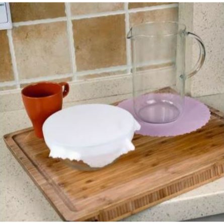 🇹🇼拉拉Lala＇s 食品級多功能矽膠保鮮膜蓋 微波爐冰箱保鮮碗透明密封蓋-細節圖3