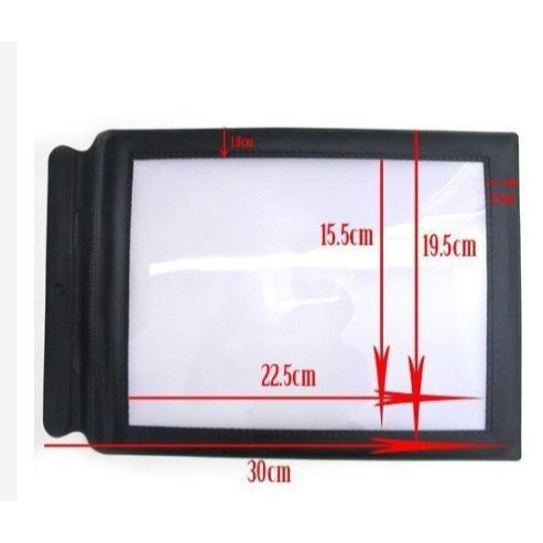 🇹🇼拉拉Lala＇s A4 放大鏡 PVC放大鏡 卡片放大鏡 整頁閱讀放大鏡-細節圖3