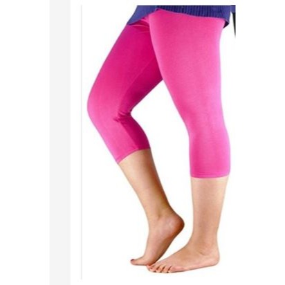 🇹🇼拉拉Lala＇s 大碼夏冰絲牛奶絲黑七分打底褲彈力修身胖薄加大薄款-規格圖8