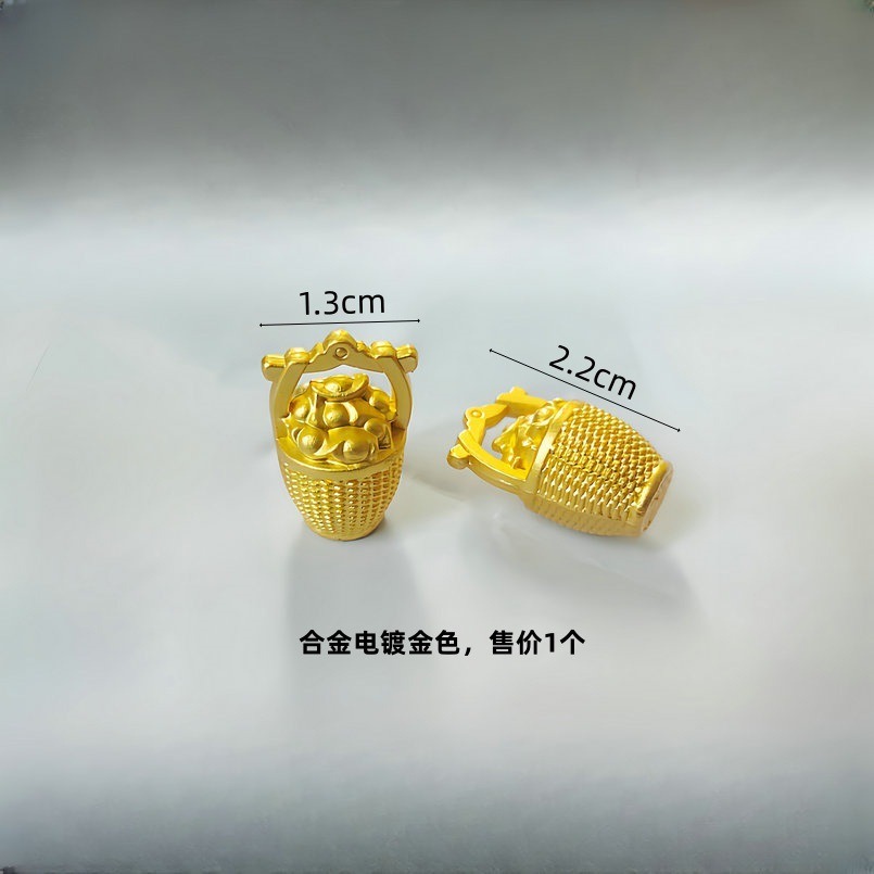 🇹🇼拉拉Lala＇s 迷你小元寶擺件迷你合金金屬金元寶銀元寶寺廟用品工藝品-規格圖11