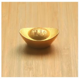 🇹🇼拉拉Lala＇s 迷你小元寶擺件迷你合金金屬金元寶銀元寶寺廟用品工藝品-規格圖11