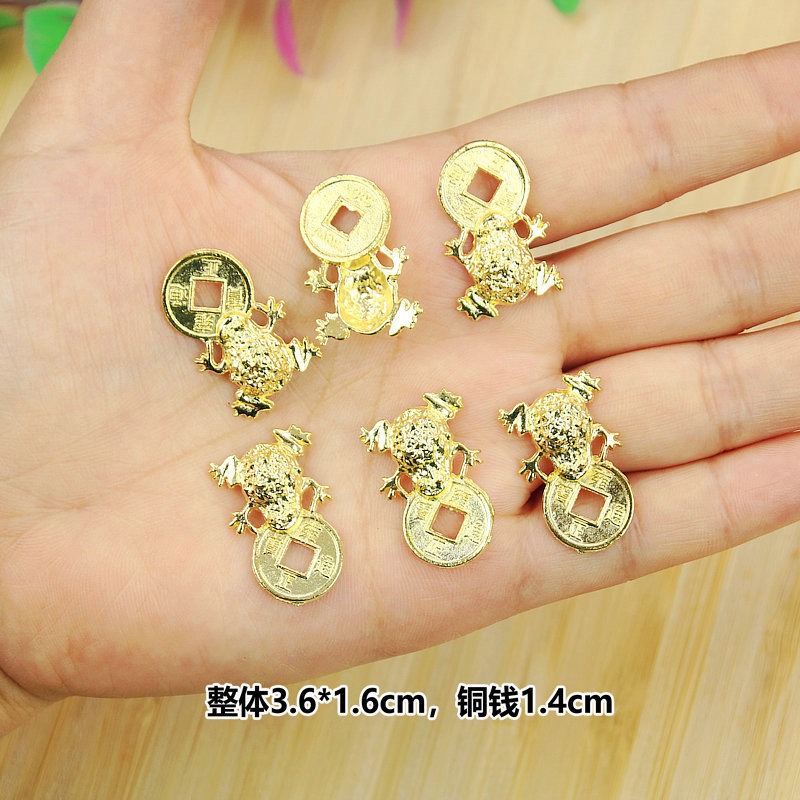 🇹🇼拉拉Lala＇s 迷你小元寶擺件迷你合金金屬金元寶銀元寶寺廟用品工藝品-規格圖11