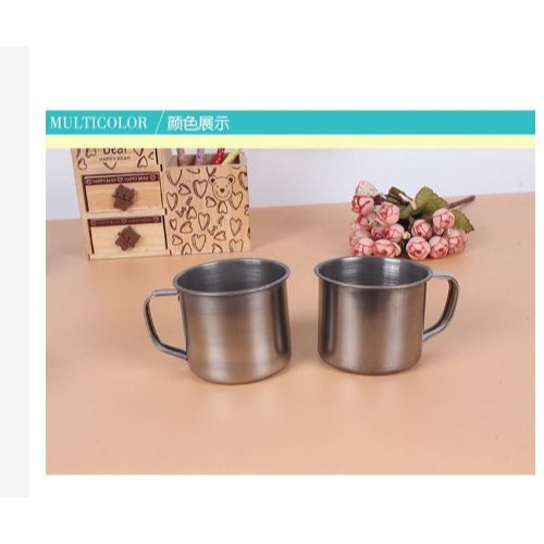 🇹🇼拉拉Lala＇s 口杯不銹鋼口杯兒童口杯水杯百貨地攤貨源-細節圖2