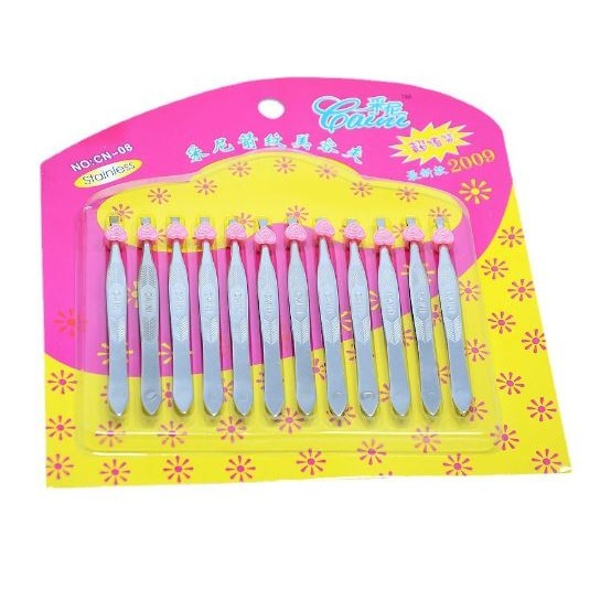 🇹🇼拉拉Lala＇s 不銹鋼眉夾平口斜口眉毛夾 美裝必備眉剪修眉夾-細節圖2