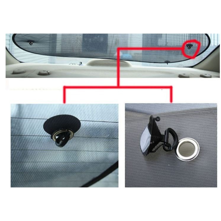 🇹🇼拉拉Lala＇s 汽車後擋遮陽擋 太陽擋 夏季用品汽車遮陽簾17-2-細節圖8