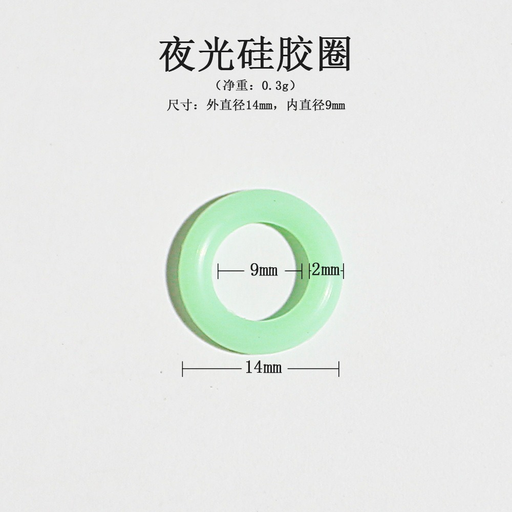 🇹🇼拉拉Lala＇s 戶外野營地釘夜光圈矽膠O型發光圈螢光圈夜晚釣魚警示圈營釘圈-細節圖2