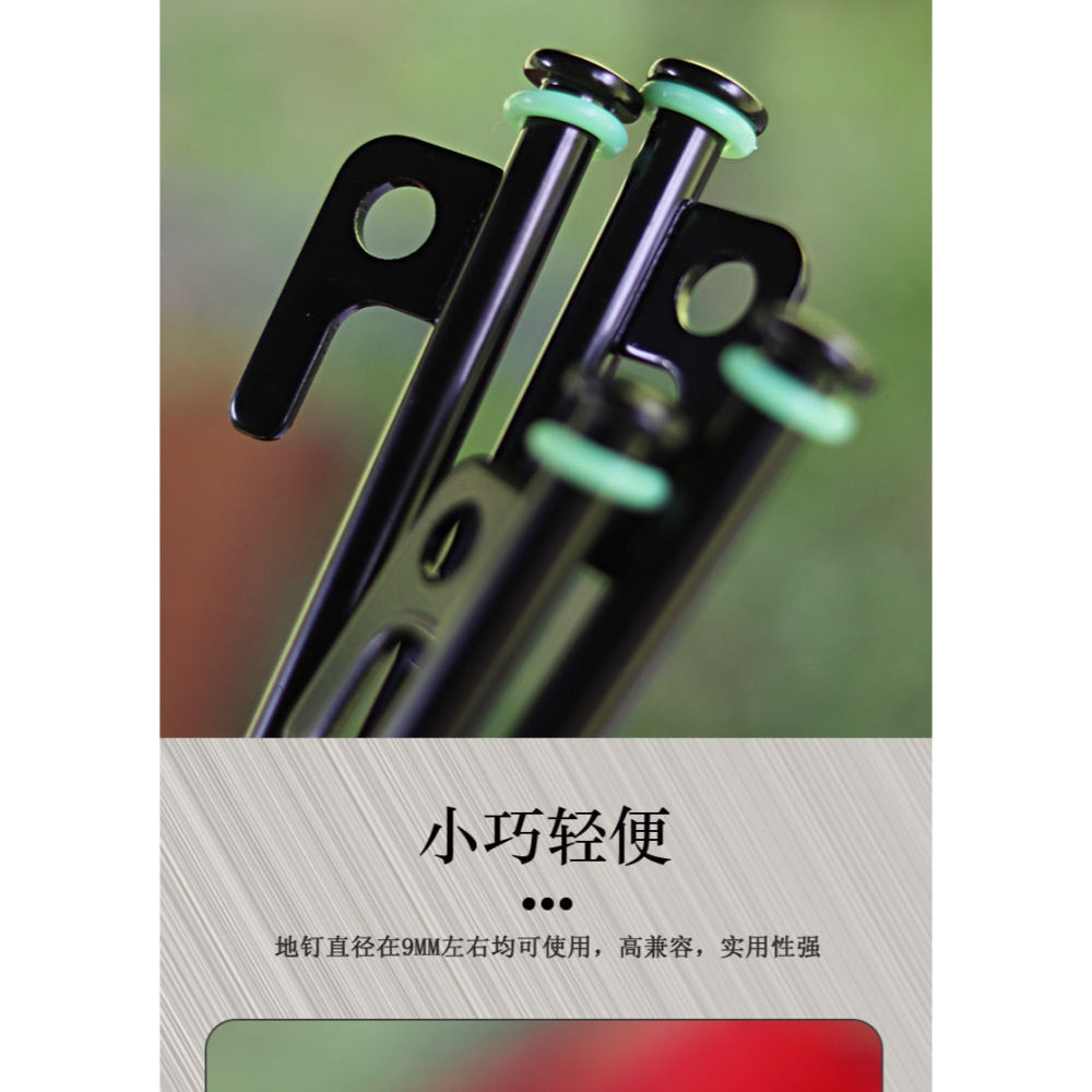 🇹🇼拉拉Lala＇s 戶外野營地釘夜光圈矽膠O型發光圈螢光圈夜晚釣魚警示圈營釘圈-細節圖5