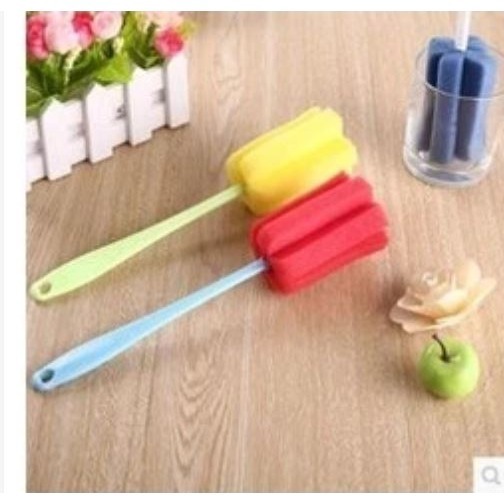 🇹🇼拉拉Lala＇s 海綿杯刷洗杯刷長柄刷玻璃杯清潔刷海綿洗杯子刷子長瓶刷6-2-細節圖2