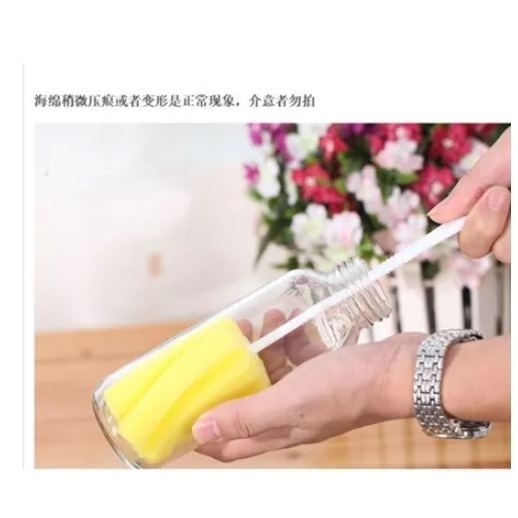 🇹🇼拉拉Lala＇s 海綿杯刷洗杯刷長柄刷玻璃杯清潔刷海綿洗杯子刷子長瓶刷6-2-細節圖3