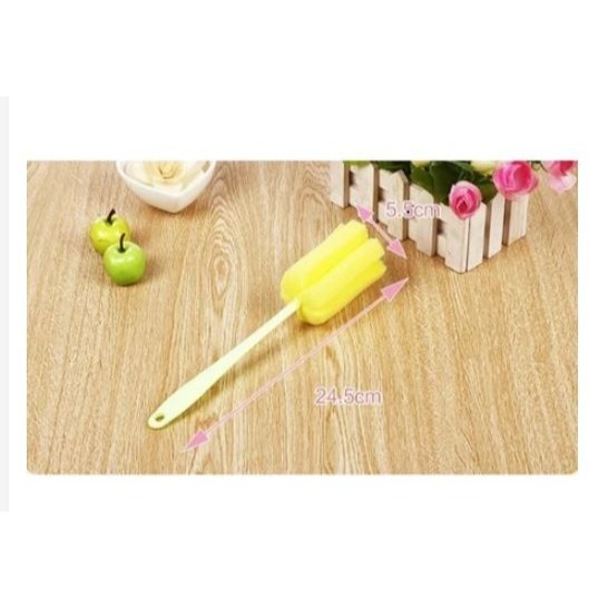 🇹🇼拉拉Lala＇s 海綿杯刷洗杯刷長柄刷玻璃杯清潔刷海綿洗杯子刷子長瓶刷6-2-細節圖5