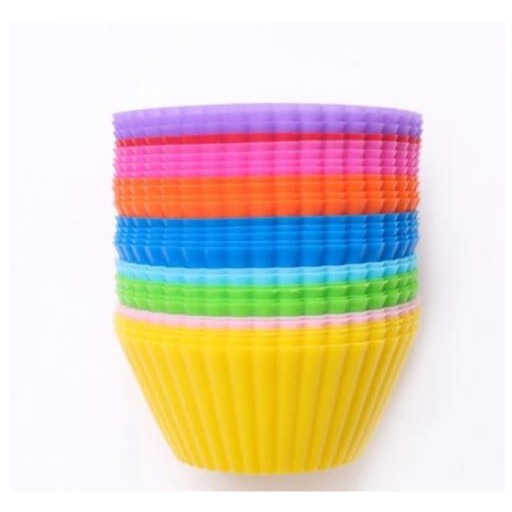 🇹🇼拉拉Lala＇s 矽膠蛋糕模具套裝圓形7cm蛋糕杯9色烘焙馬芬杯蛋糕杯矽膠蛋撻模具-細節圖4