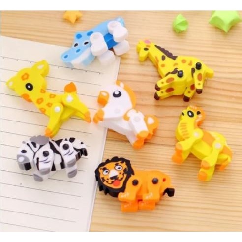 🇹🇼拉拉Lala＇s 立體動物橡皮擦超逼真 彩色 動物橡皮擦1塊8元-細節圖2