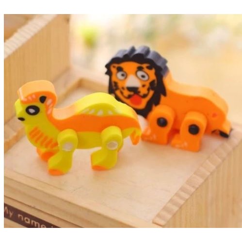 🇹🇼拉拉Lala＇s 立體動物橡皮擦超逼真 彩色 動物橡皮擦1塊8元-細節圖3