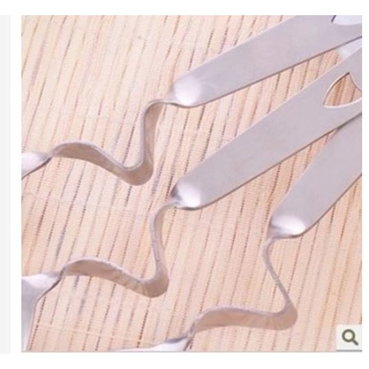 🇹🇼拉拉Lala＇s 咖啡勺 不銹鋼勺子 個性創意笑臉扭曲勺子15-細節圖2