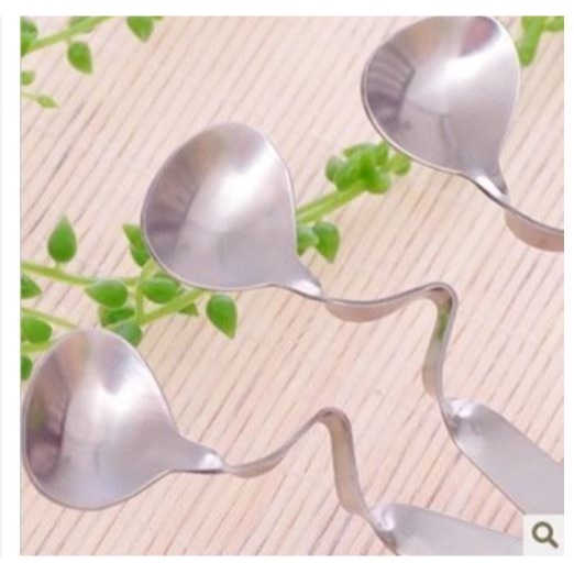 🇹🇼拉拉Lala＇s 咖啡勺 不銹鋼勺子 個性創意笑臉扭曲勺子15-細節圖4