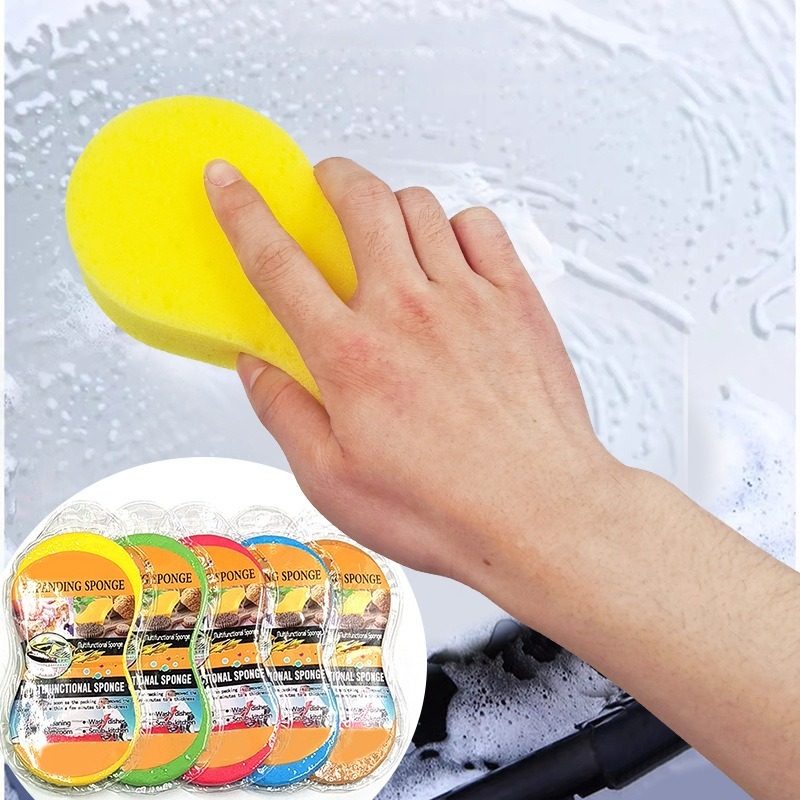 🇹🇼拉拉Lala＇s 8字海綿真空壓縮海綿 大號 汽車擦車洗車海綿17-4-細節圖3