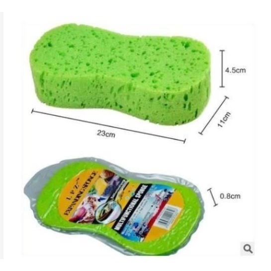 🇹🇼拉拉Lala＇s 8字海綿真空壓縮海綿 大號 汽車擦車洗車海綿17-4-細節圖5