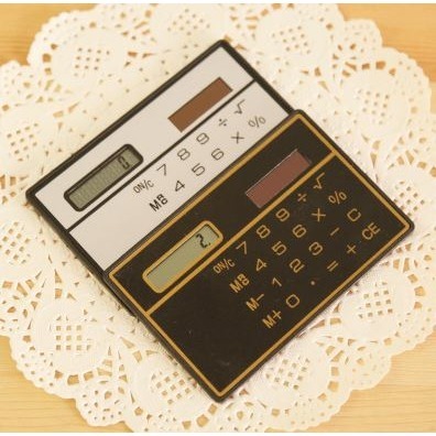 🇹🇼拉拉Lala＇s 高檔超薄型 便攜式 卡片太陽能計算器31-2-細節圖4