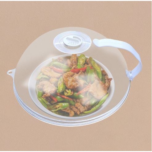 🇹🇼拉拉Lala＇s 微波爐防潑水蓋菜罩耐高溫食物加熱蓋防油蓋防塵保鮮蓋塑膠菜罩菜蓋-細節圖7