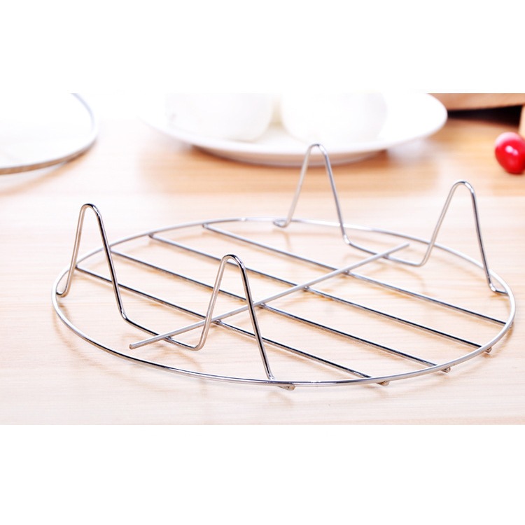 🇹🇼拉拉Lala＇s  蒸架 蒸菜架 食品蒸架 隔熱架 平面圓 三角蒸架-細節圖4