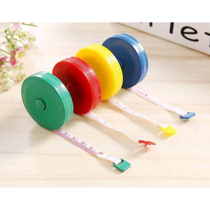 🇹🇼拉拉Lala＇s 伸縮尺子|塑膠卷尺/量衣尺/軟尺/皮尺 /小卷尺/禮品尺41-4-細節圖2