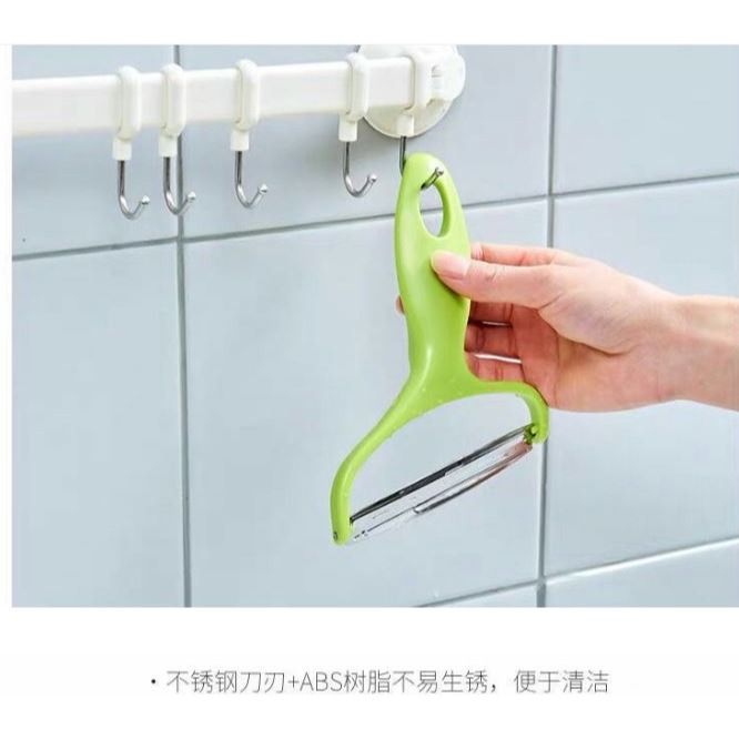 🇹🇼拉拉Lala＇s 不銹鋼果蔬削皮器 包菜刀 削皮器 包菜刨絲 寬口削皮刀-細節圖3