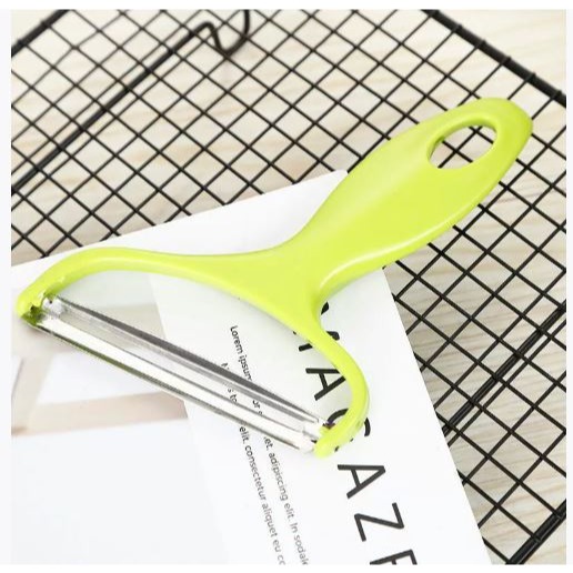 🇹🇼拉拉Lala＇s 不銹鋼果蔬削皮器 包菜刀 削皮器 包菜刨絲 寬口削皮刀-細節圖6