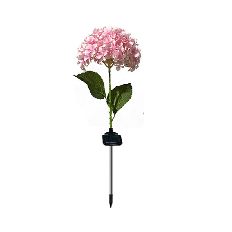 🇹🇼拉拉Lala＇s 光控太陽能燈 太陽能大號繡球花地插燈仿真花戶外防水花園庭院草坪LED-細節圖3