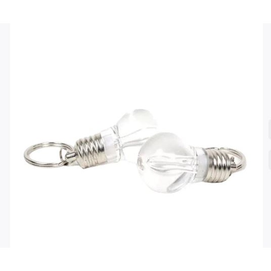 🇹🇼拉拉Lala＇s 燈泡造型鑰匙圈 LED燈泡七彩變色燈泡 旋彩燈泡鑰匙扣LED 28-4-細節圖3